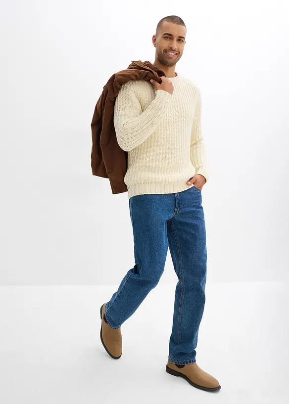 Grovstrikket genser, bonprix