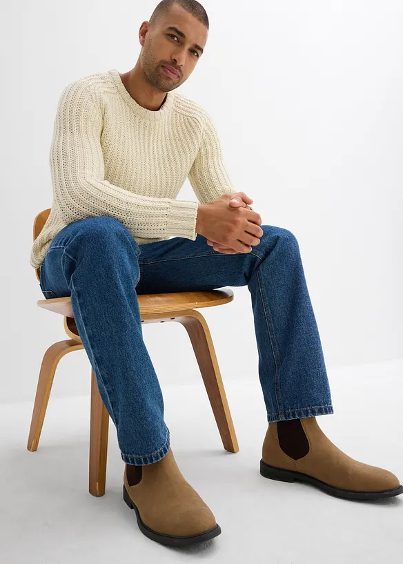 Grovstrikket genser, bonprix