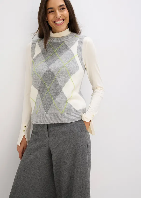 Strikket vest, bonprix