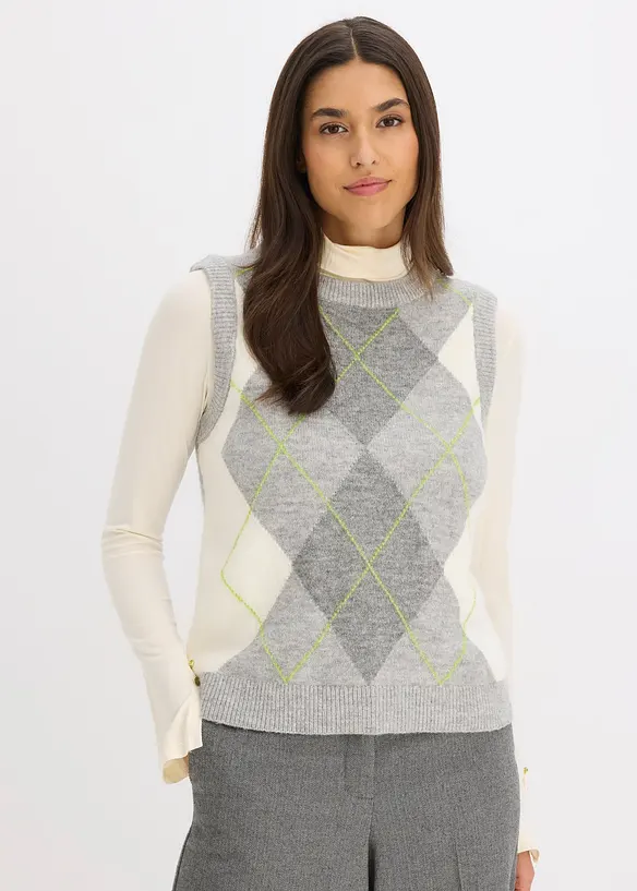 Strikket vest, bonprix