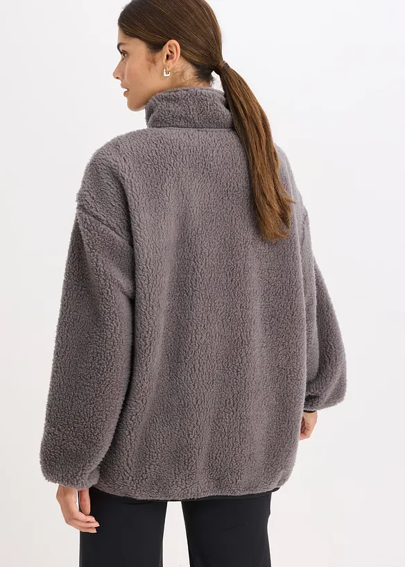 Funksjonsjakke i fleece, oversized, bonprix