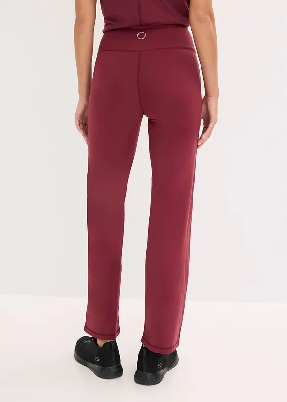 Varmende treningsbukse i mykt materiale, rette ben, bonprix