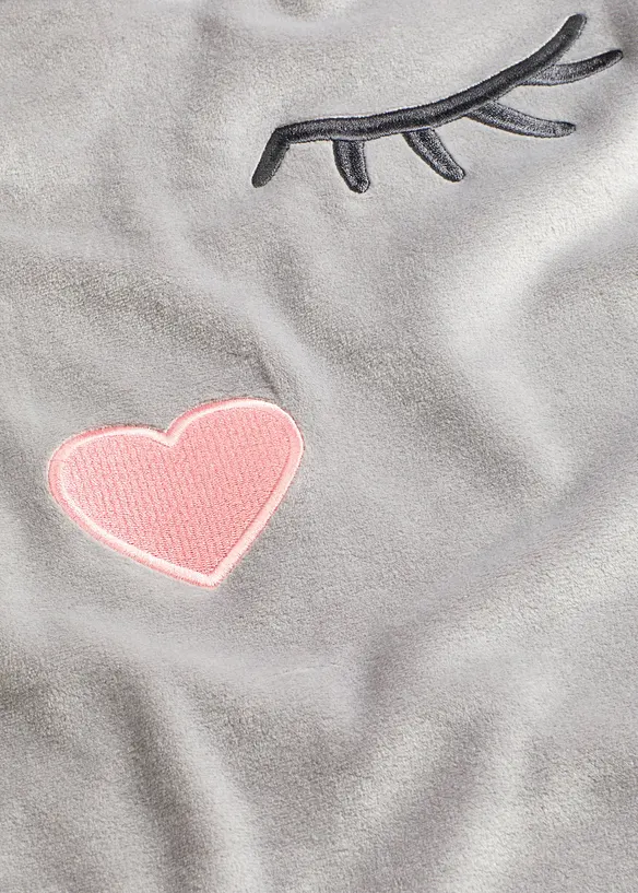 Loungewear-kosedress i fløyel, bonprix