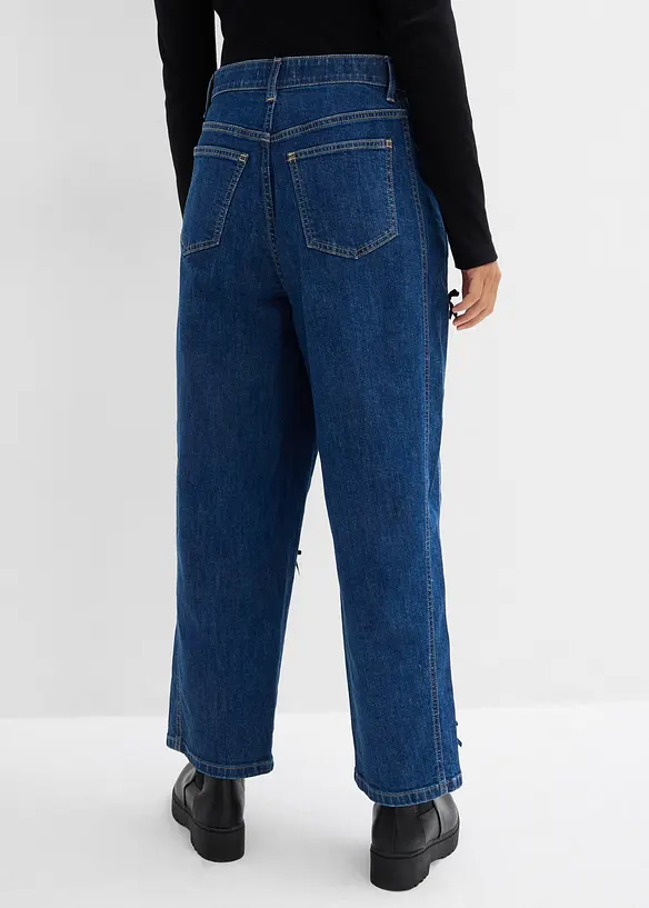 Barrel jeans High Waist, komfortlinning, bonprix