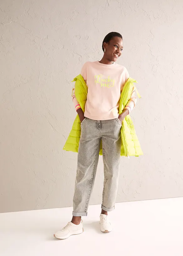 Jeans med vintage-vask, bonprix