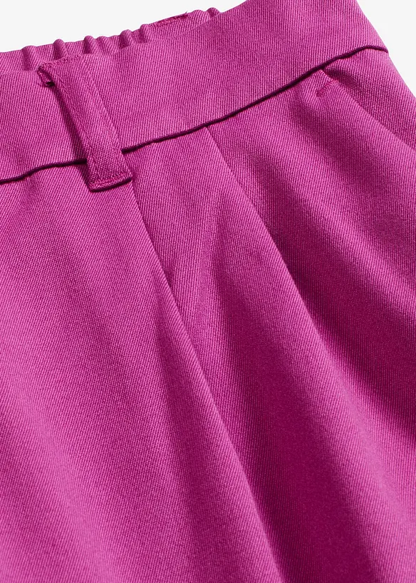 Vid bukse med nålestripe-mønster, bonprix