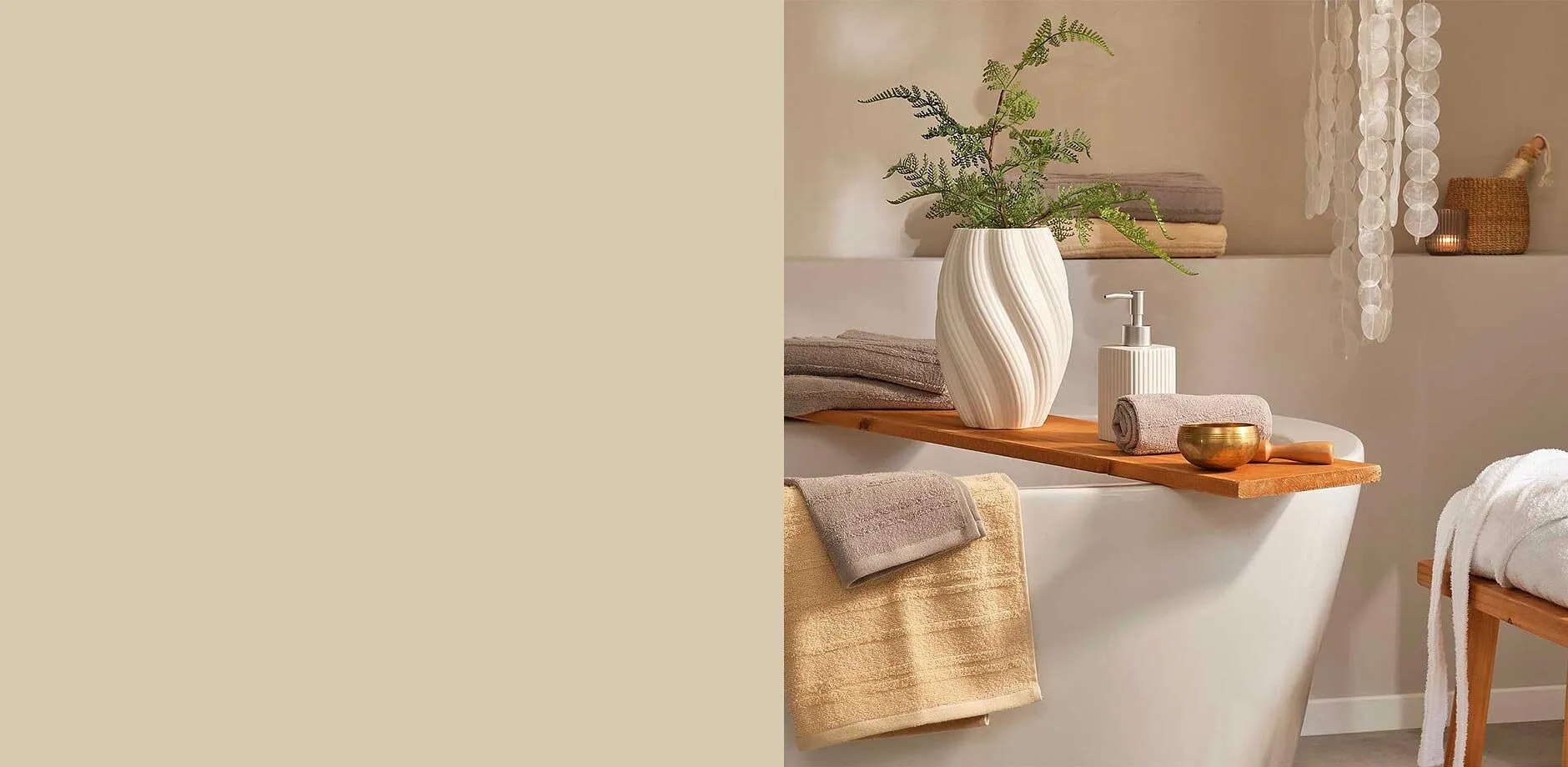 Baderommet, en velv&aelig;reoase.