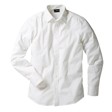 Herre - Langermet skjorte - hvit