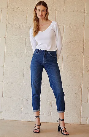 Dame - Klær - Jeans - Mom-jeans