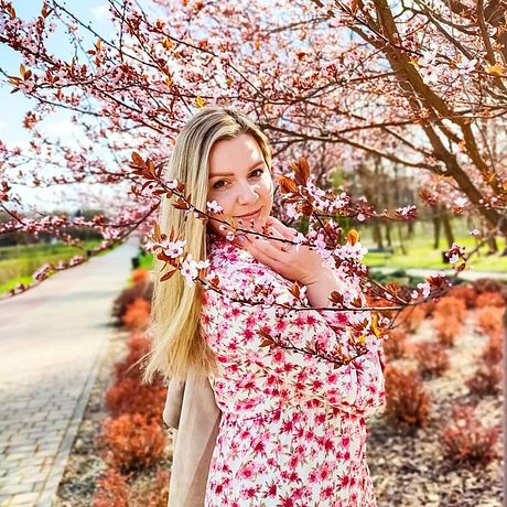 Dame - Kjole - pink/naturhvit blomstret