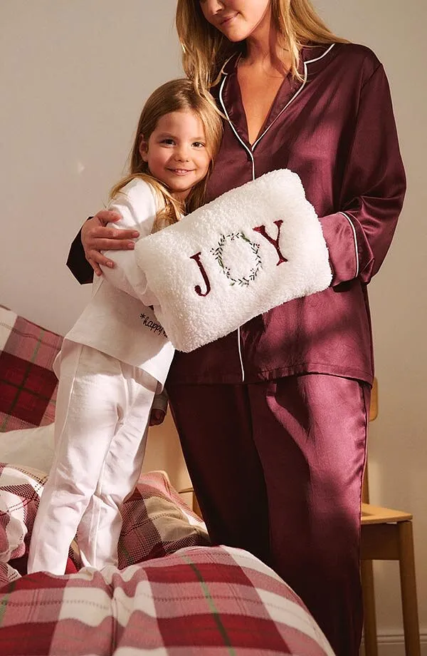 Hjem - Pute med h&aring;ndvarmefunksjon - r&oslash;d/hvit