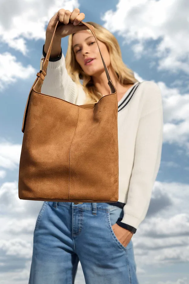 Dame - Poseveske med spennedetalj - brun