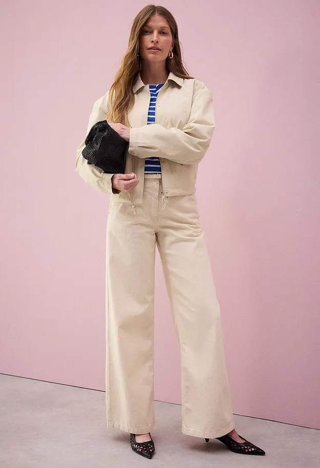 Dame - Jakke - lys sand