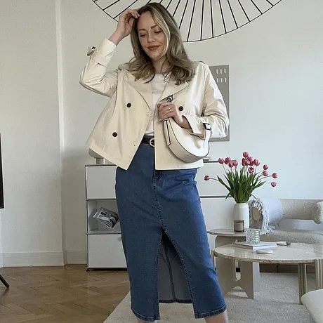 Dame - Klær - Skjørt - Jeansskjørt