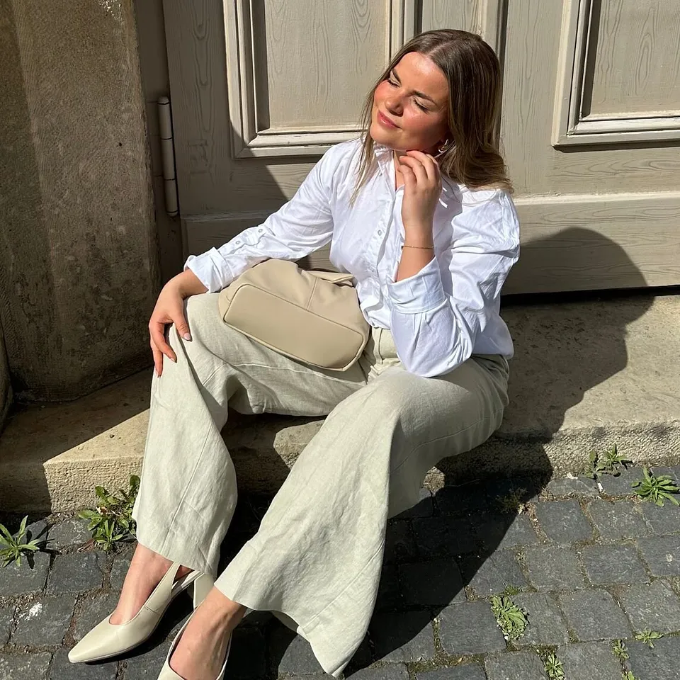 Dame - Kl&aelig;r - Bukser - Linbukser