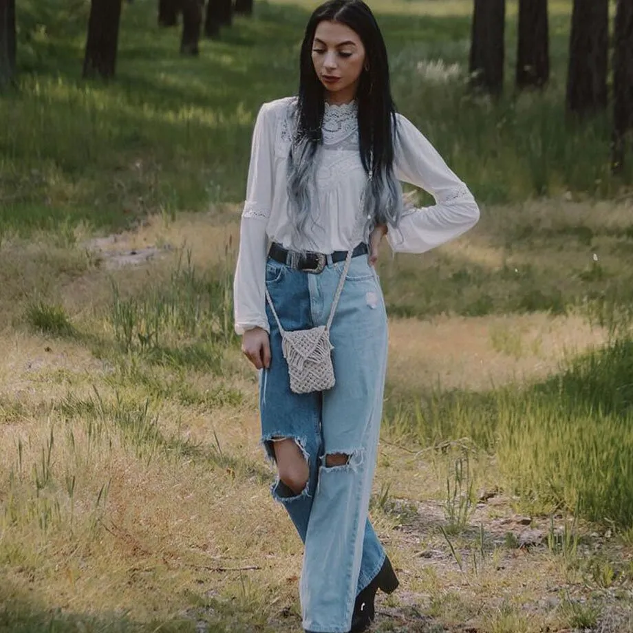 Dame - Mote - Jeans - Wide Leg jeans