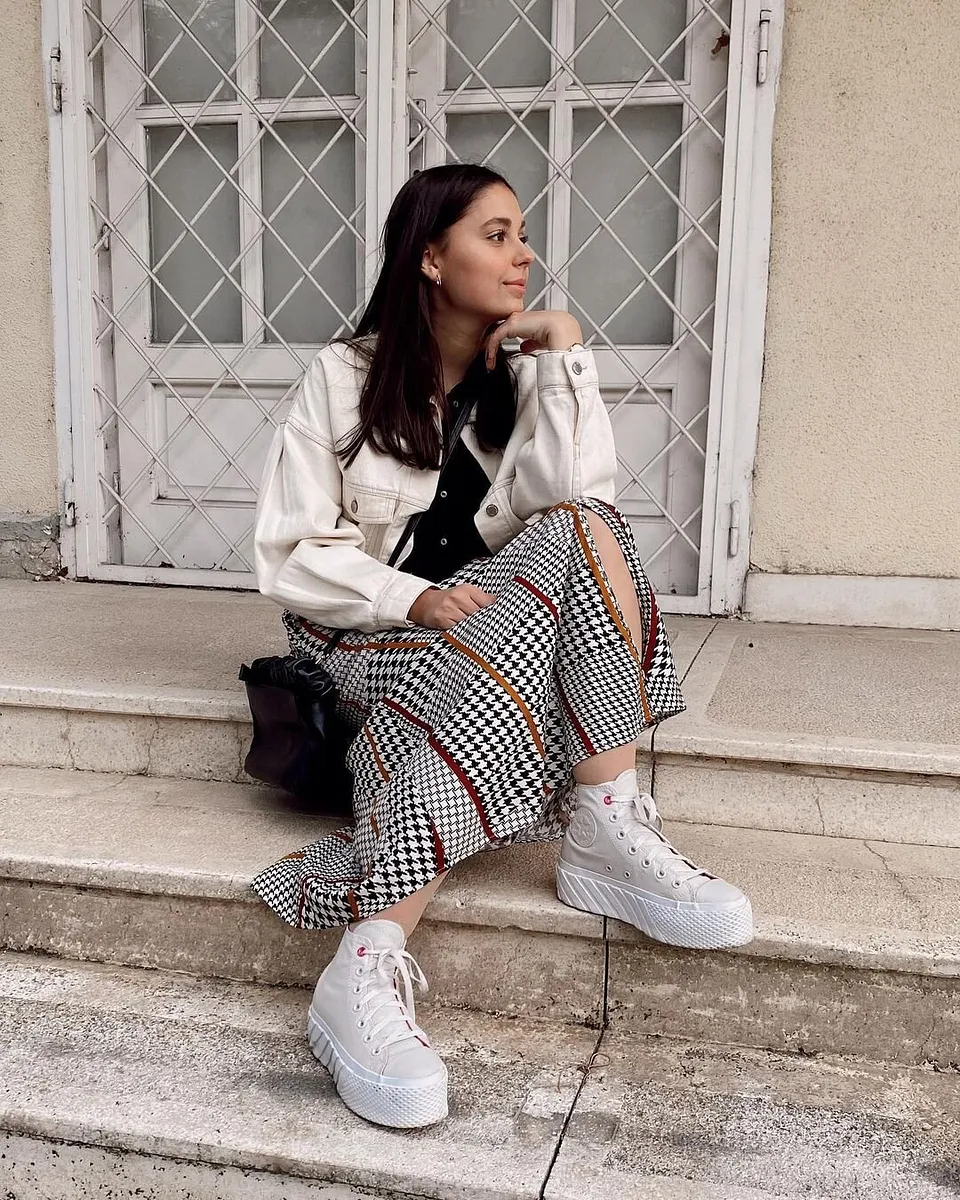 Dame - Mote - Skj&oslash;rt - Maxiskj&oslash;rt