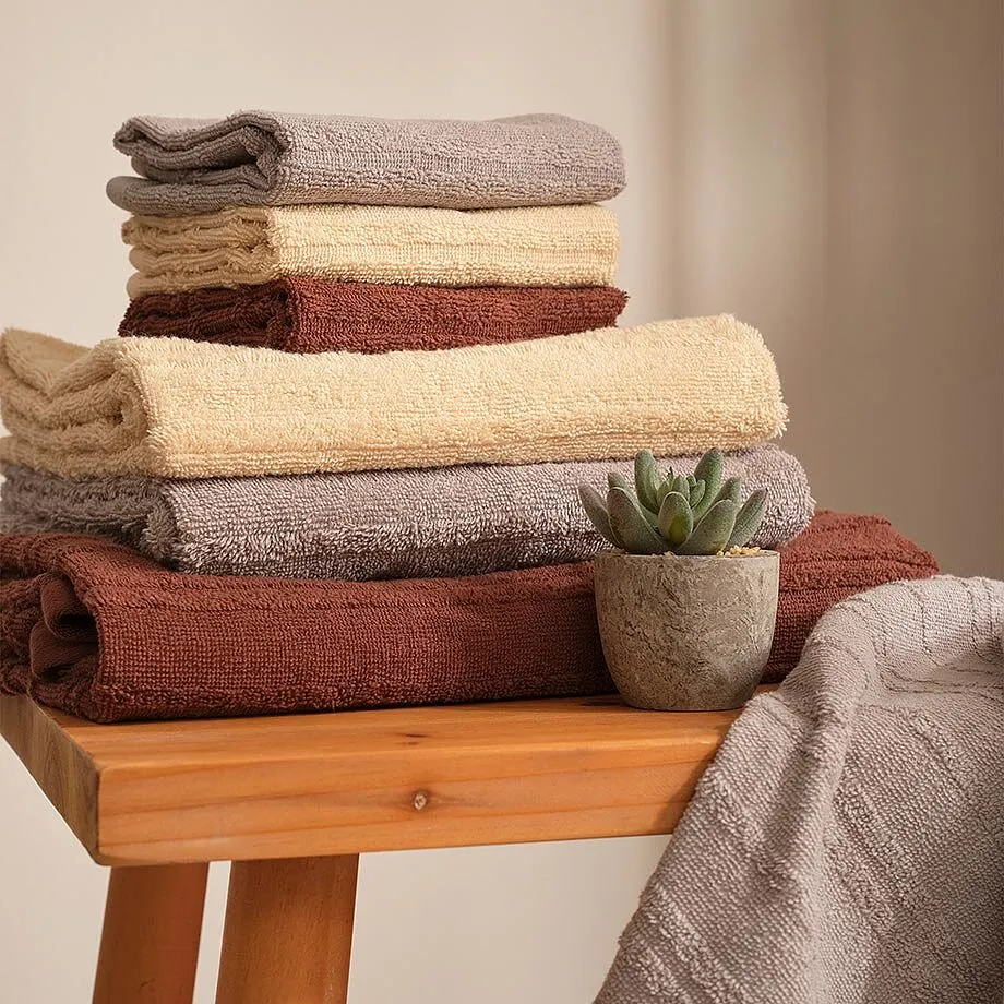 H&aring;ndkl&aelig;r i naturlige fargetoner.