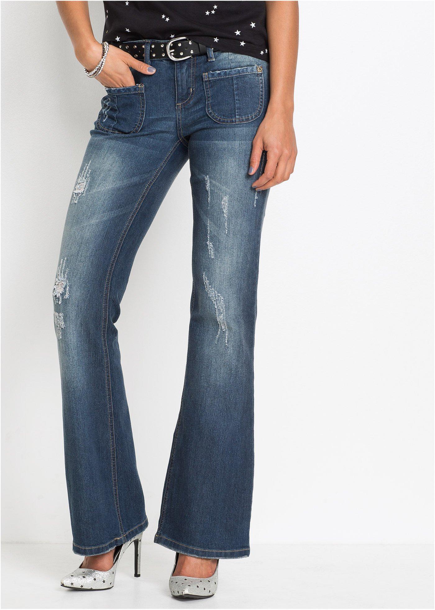 Kul Jeans Med Sleng Og Raffinert Vask Dark Denim kul-jeans-med-sleng-og-raffinert-vask-dark-denim