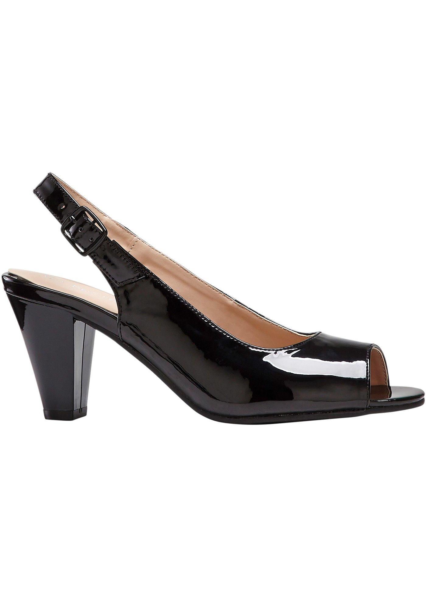 Trendy slingback pumps for en perfekt look - sort