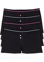 Boxer for dame (4-pack), bonprix