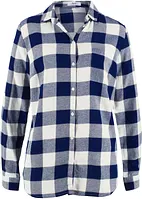 Flanellbluse, langermet, bonprix