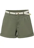 Shorts med belte, bonprix