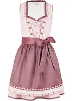 Dirndl med forkle, knelang (2-delt sett), bonprix