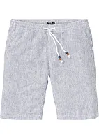 Bermudashorts i linmiks, Regular Fit