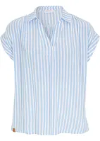 Bluse, kort arm