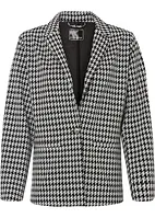 Jacquard-blazer med Houndstooth-mønster, bonprix