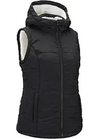 Vattert vest med teddyfôr