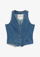 Jeansvest med stretch, bonprix