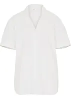Ledig, oversized bluse i lett linmiks