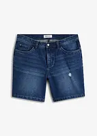 Lang jeansshorts med stretch, Regular Fit, John Baner JEANSWEAR