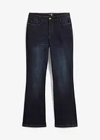 High-Waist Bootcut stretchjeans med komfortlinning, bonprix