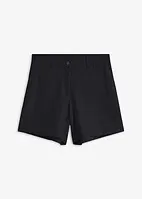 Shorts med rett passform med lin, bpc bonprix collection