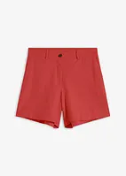 Shorts med rett passform med lin, bpc bonprix collection