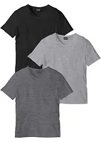 T-shirt med V-hals (3-pack), bonprix