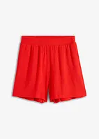 High Waist-shorts av struktur-jersey med komfortlinning, bonprix