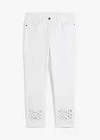 7/8-lang jeans med broderi, bpc selection