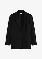 Lang blazer i bomullsjersey, bonprix