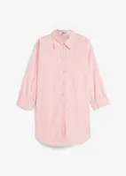Oversized bluse av bomull med 3/4-lang arm