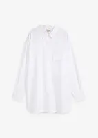Lang bluse i ren bomull