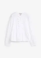 Bluse med sløyfedetaljer
