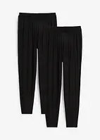 Pull on-bukse med høy midje (2-pack)