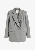 Blazer med nålestripe-mønster