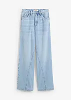Wide Leg-jeans, High Waist, Low Stretch