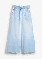 Wide Leg-jeans, Mid Waist, komfortlinning