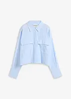 Oversized bluse av ren bomull